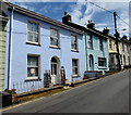 Shades of blue, Hill Street, New Quay