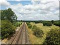 Railway north of B2148 bridge