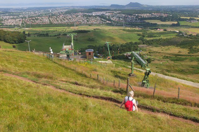 Outlook from Hillend Ski Centre © Jim Barton :: Geograph Britain and ...