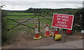 Field gate and stile on the south side of Bettws Hill, Newport