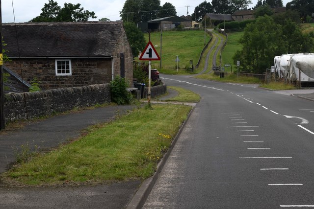 The A523 out of Winkhill