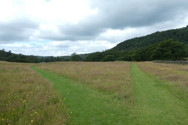 Mown paths in Fell Foot Park