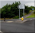 A469 direction sign near Bute Town