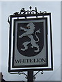 Sign for the White Lion, Bengeo, Hertford