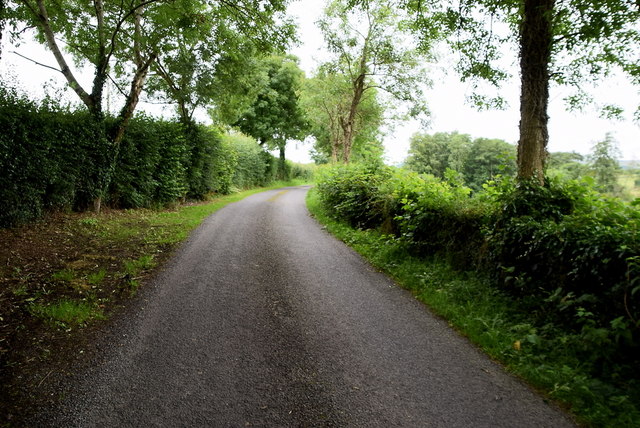 Lisnacreaght Road, Glasmullagh © Kenneth Allen cc-by-sa/2.0 :: Geograph ...