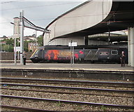 ST3088 : GWR power unit 43172 Harry Patch in Newport station by Jaggery