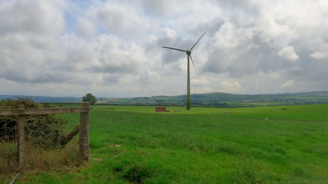 Wind turbine near South Draffan
