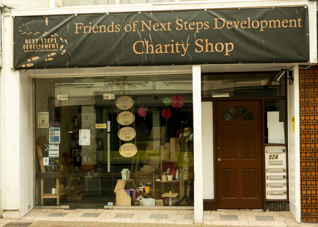 Friends of Next Step Development charity shop, 52 Boutport St. Barnstaple