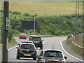 A23 2nd Southbound exit in Pyecombe