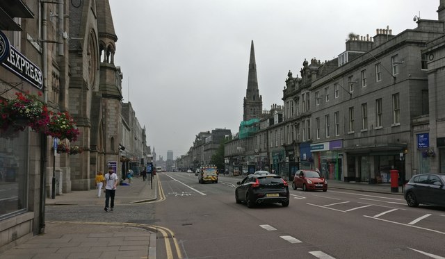 Union Street in Aberdeen © Mat Fascione cc-by-sa/2.0 :: Geograph ...