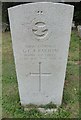 St Swithin, Thorley: CWGC grave in the churchyard