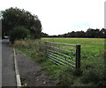 Seven-bar field gate, Broughton Road, Lodge near Wrexham