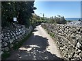 Lane above Llwyngwril