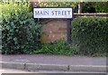 Main Street sign north side