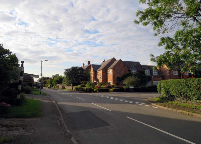West Thorpe passes the end of Main Street