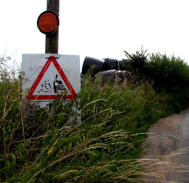 Neighbourhood Watch sign, Llangrove, Herefordshire