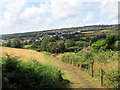 Llwybr ym Mhont-iets/ Path in Pontyates