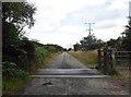 Cattle grid on Knowstone Inner Moor