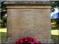 Taynton War Memorial (detail)