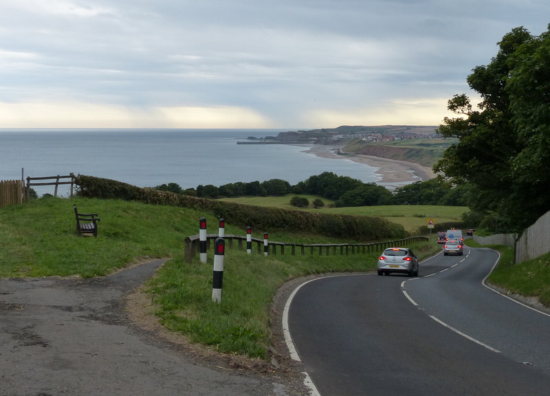 A174 Lythe Bank Descending Towards © Mat Fascione Geograph Britain And Ireland