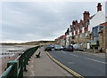 The Beach Hotel along the A174 at Sandsend