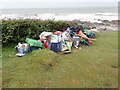 SS5085 : Rubbish collected on Oxwich Point by Eirian Evans