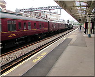 ST3088 : Mayflower Support Coach passing through Newport station by Jaggery