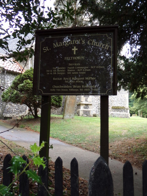 St. Margarets Church sign