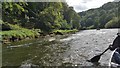 Rough water on the River Wye