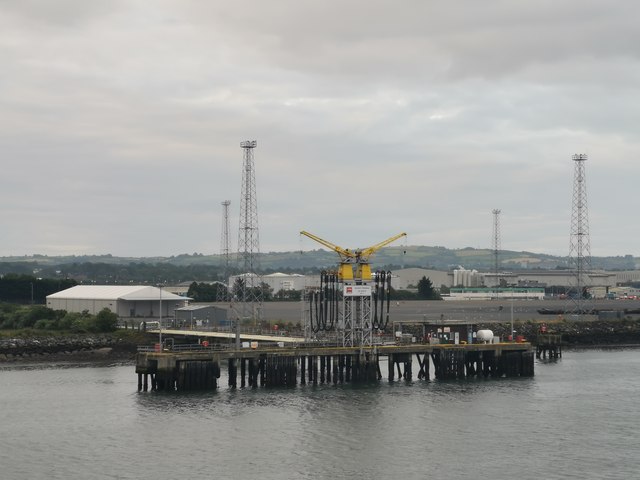 Oil berth No. 4, Belfast Harbour