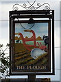 Sign for the Plough, Woodside