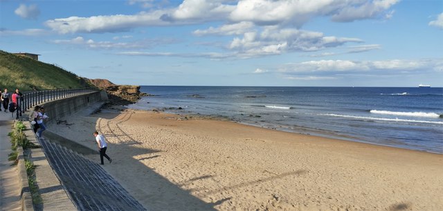 North end of Cullercoats beach