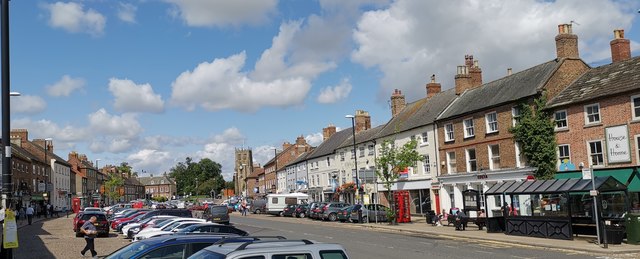 Bedale Market Place, East Side © Chris Morgan :: Geograph Britain And 