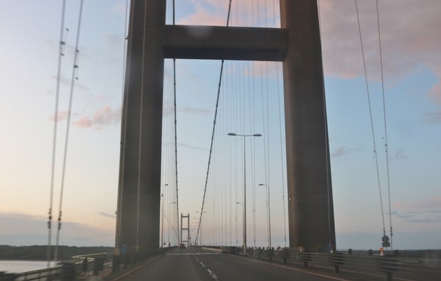 Crossing the Humber Bridge