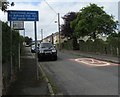 Restricted access sign, Maple Avenue, Tredegar