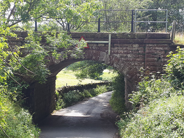 Old railway bridge on Slacks Lane