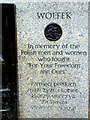 NT2573 : Wojtek Memorial (dedication) by David Dixon