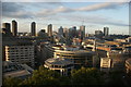 View of buildings in the Barbican/Moorgate area from the Stone Gallery of St. Paul