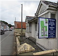 For Sale sign alongside the B4333, Adpar, Ceredigion