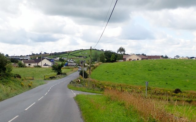 Minor road junction on the Cullyhanna... © Eric Jones :: Geograph ...