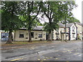 Tree-lined social club, Church Street, Tredegar