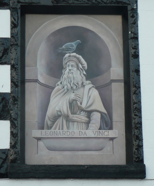 Portrait of Leonardo da Vinci in High Bentham