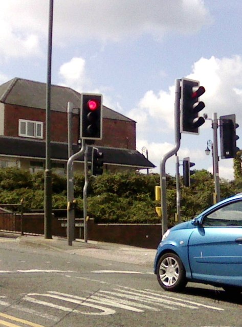 UK Red Traffic Light