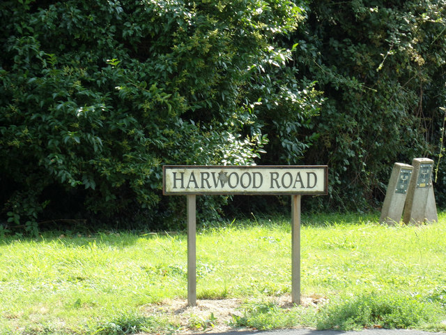 Harwood Road sign