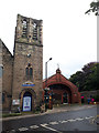 NZ8910 : Tower of the URC church, Flowergate, Whitby by Stephen Craven