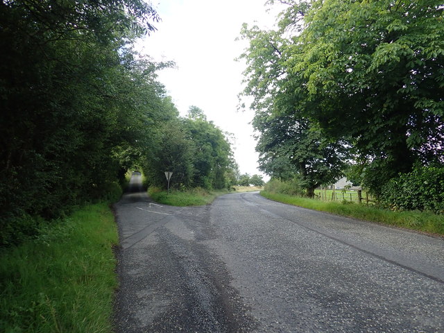 The Coach Road junction on the Dundalk Road south of Newtownhamilton