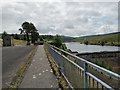 C6904 : Guard rail near Banagher Dam (Altnaheglish Dam), Alnaheglish Reservoir by Phil Champion
