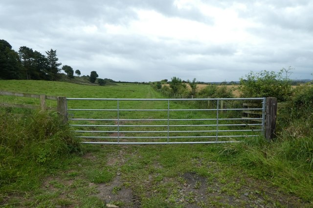 Gate on the road to Bradford