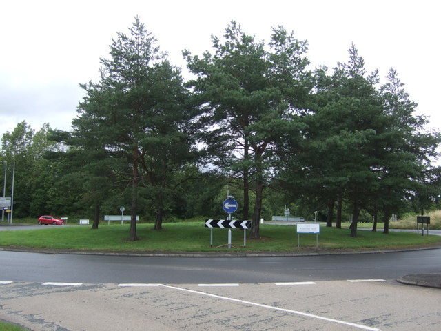 Roundabout on the A4640