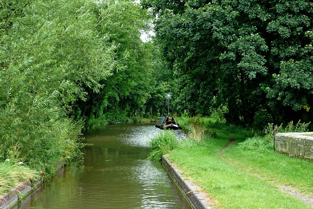 Canal near Tixall in Staffordshire